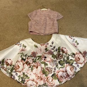 Two piece hoco/formal dress